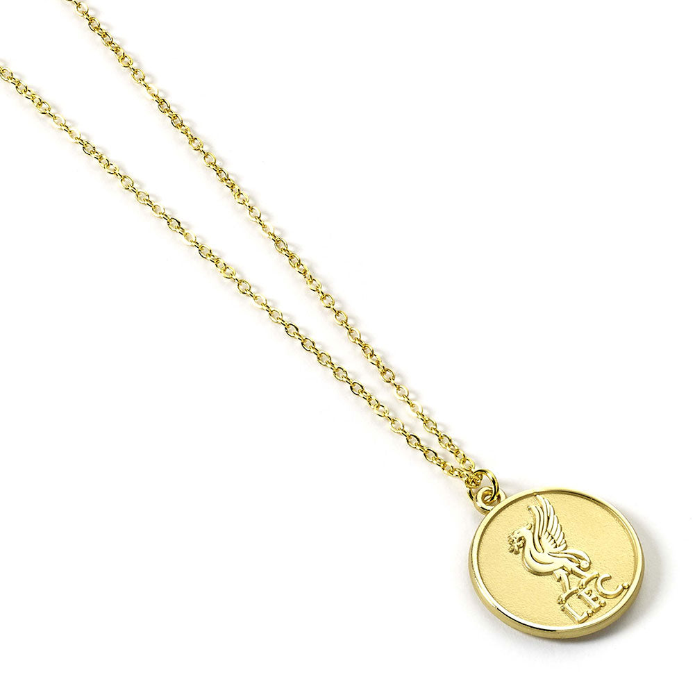 Liverpool FC Gold Finish Crest Necklace