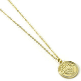 Manchester City FC Gold Finish Crest Necklace