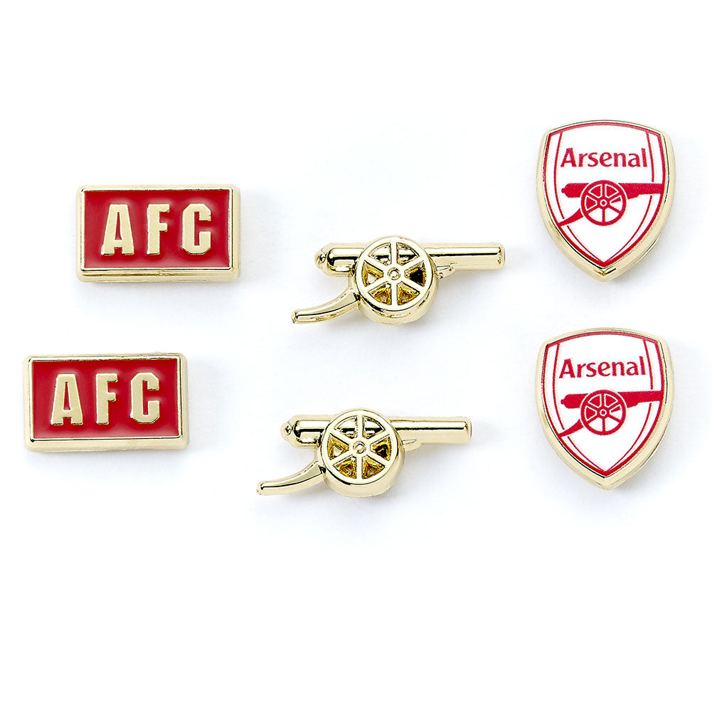 Arsenal FC Stud Earring Set for Fans and Collectors