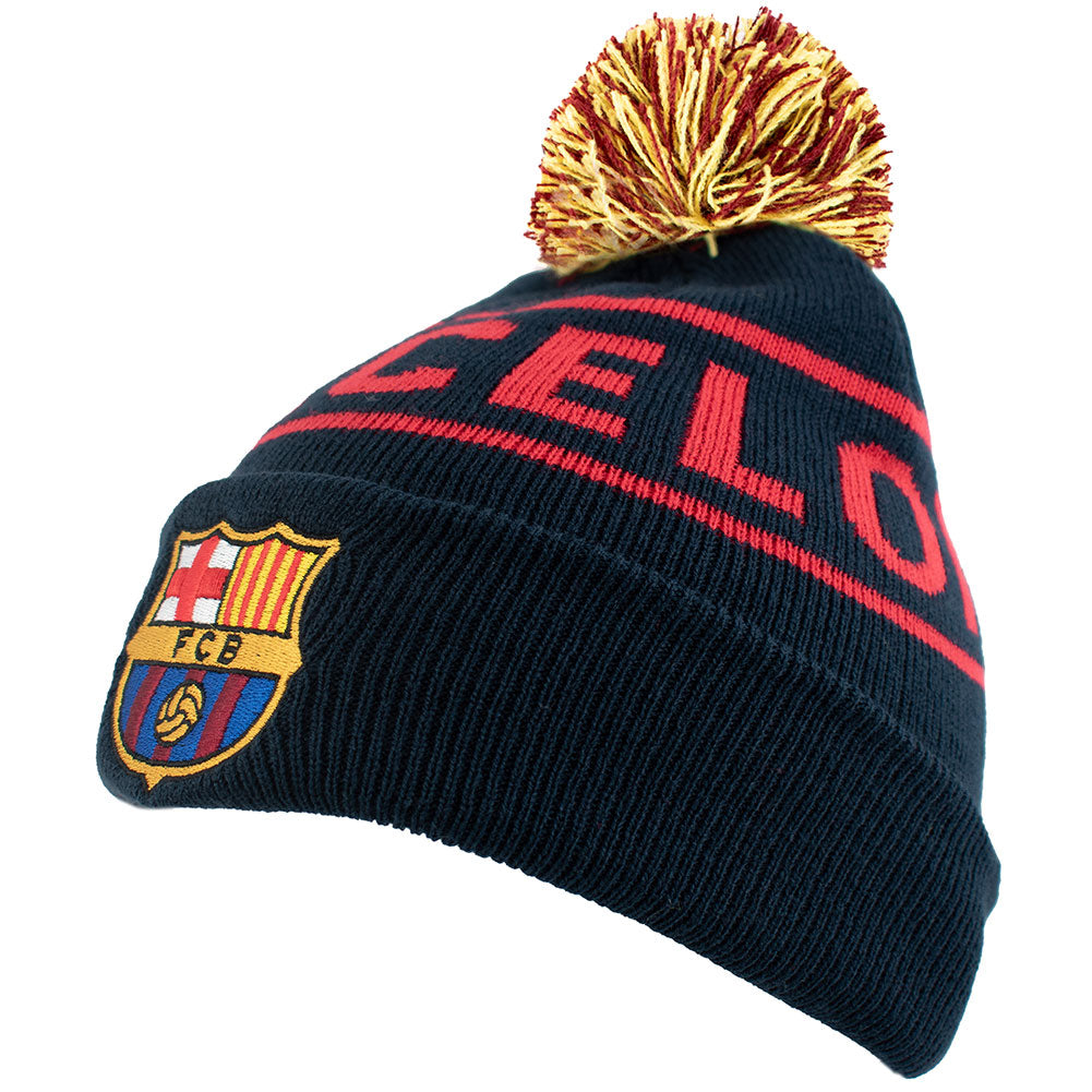 FC Barcelona Text Ski Hat