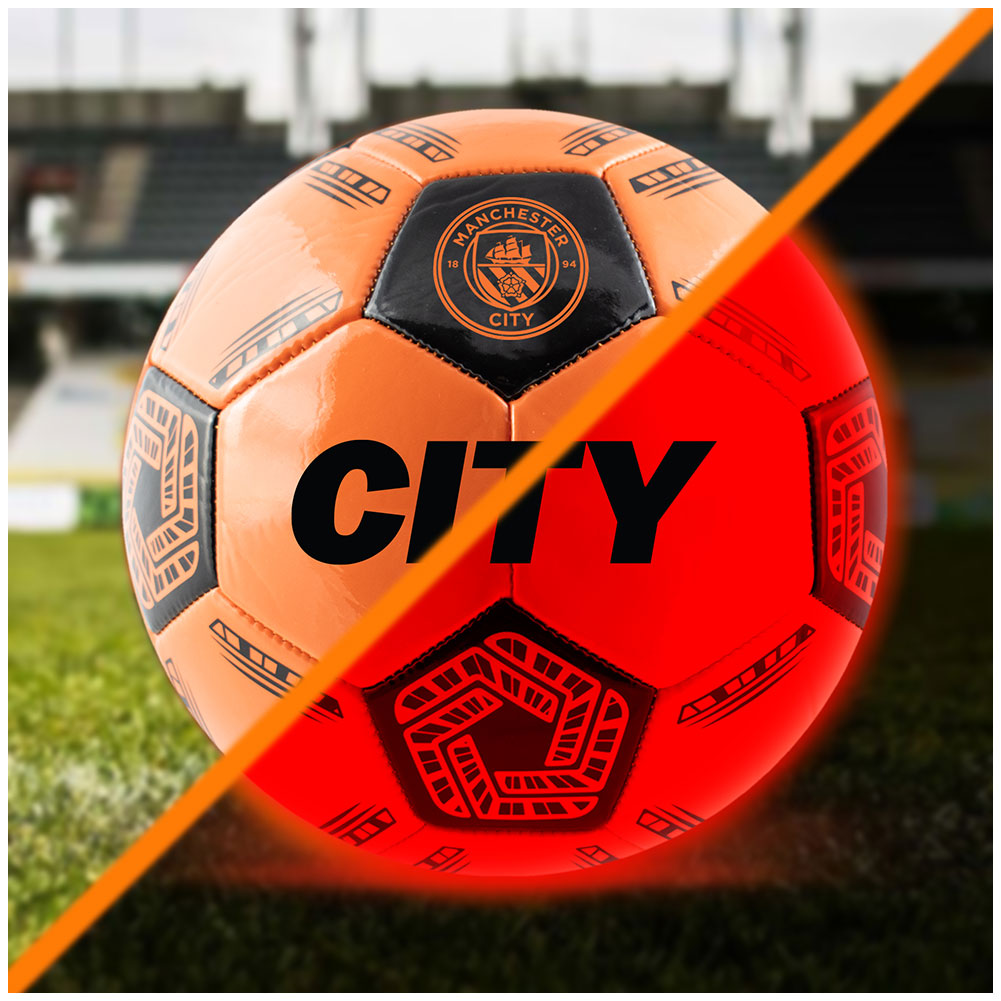Manchester City FC LED Glow Football