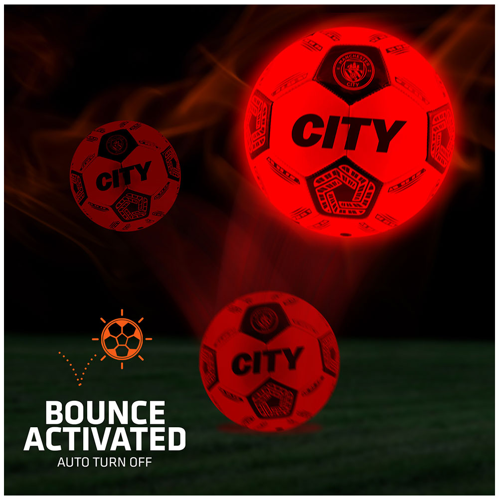 Manchester City FC LED Glow Football