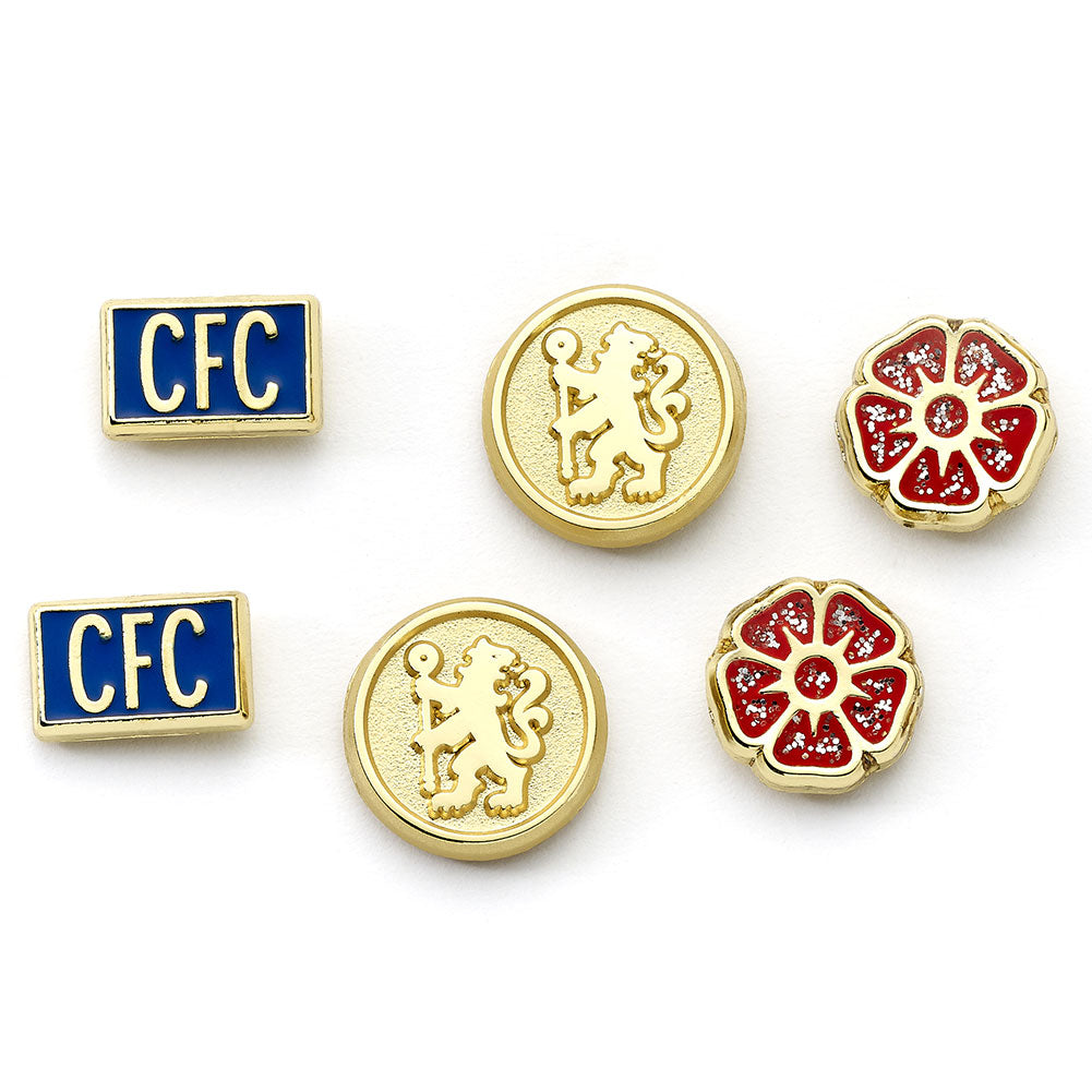 Chelsea FC Stud Earring Set