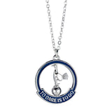 Tottenham Hotspur FC Spinner Necklace Silver