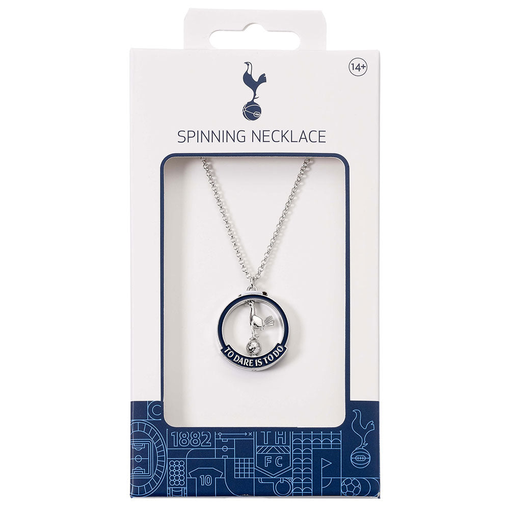 Tottenham Hotspur FC Spinner Necklace Silver