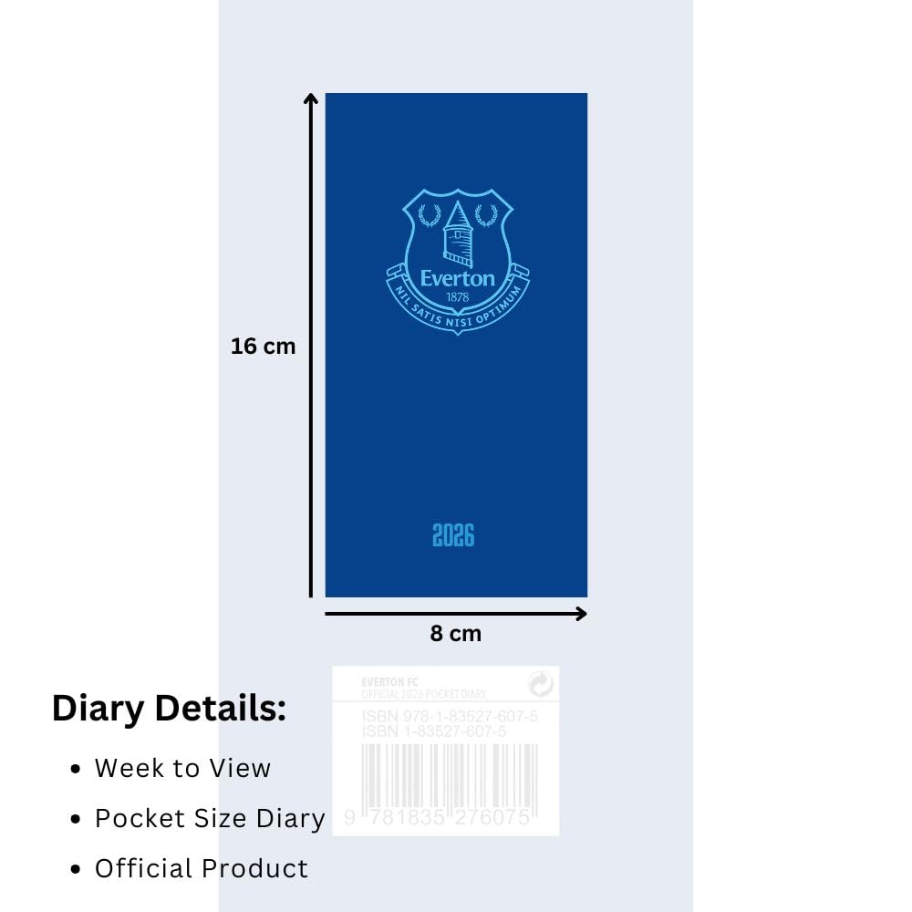 Everton FC Slim Diary 2026