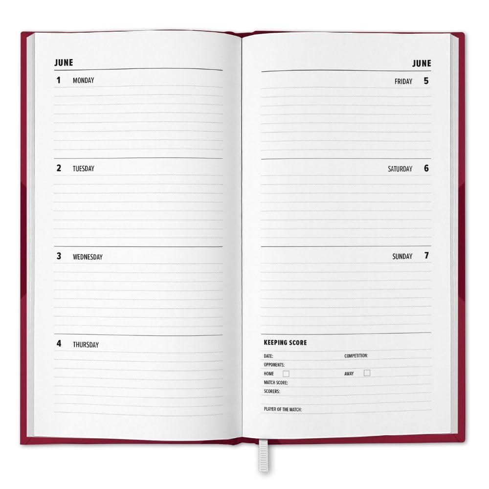 West Ham United FC Slim Diary 2026