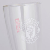 Manchester United FC Mono Crest Tall Beer Glass