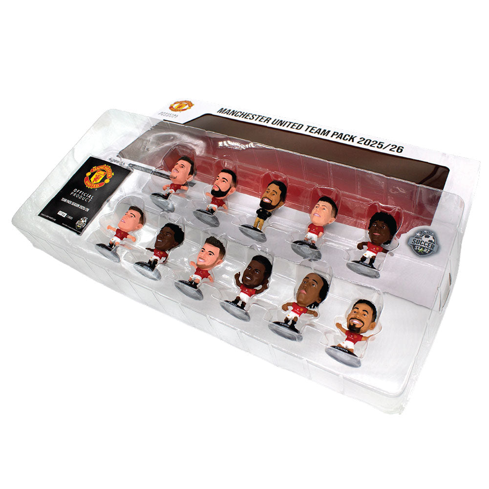 Manchester United FC SoccerStarz Season 25-26 Player Team Pack