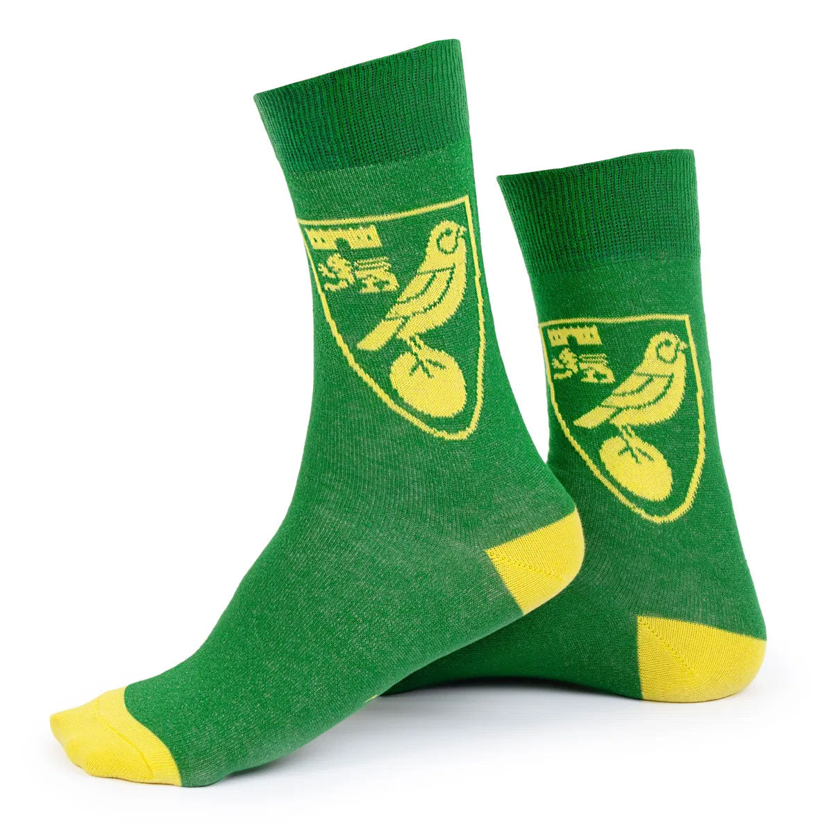 Norwich City FC Twin Pack Dress Socks 7-11