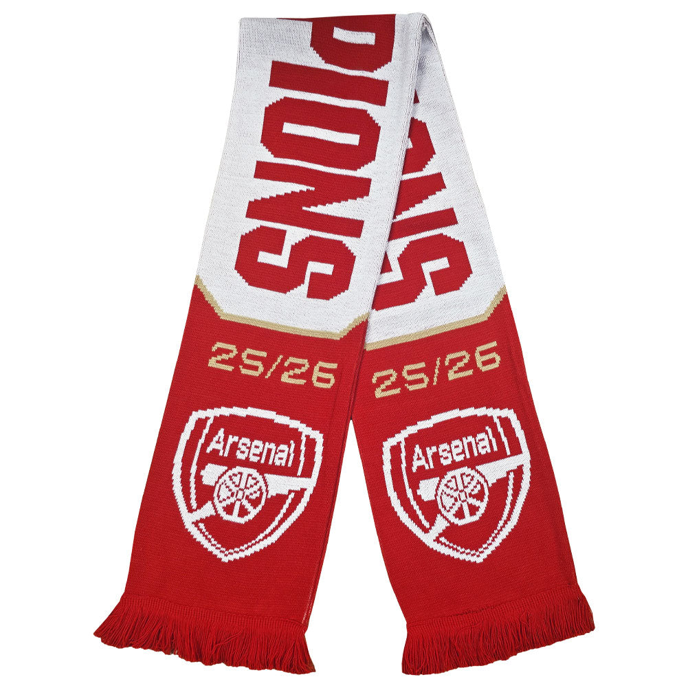 Arsenal FC Champions Scarf