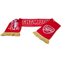 Arsenal FC Gold Premier League Champions Scarf