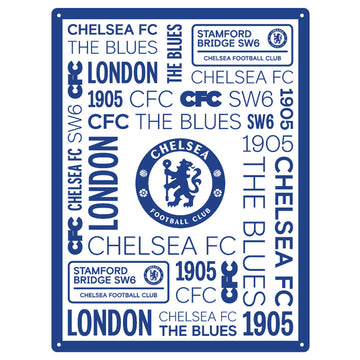 Chelsea FC Large Montage Sign
