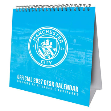 Manchester City FC Desktop Calendar 2027