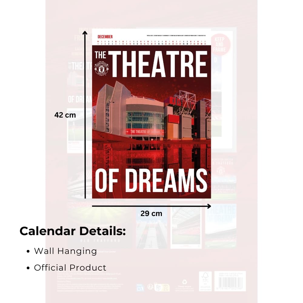 Manchester United FC Deluxe Calendar 2027