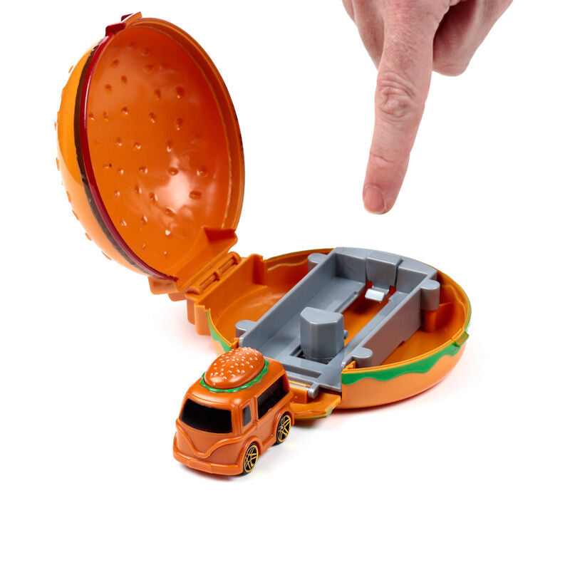 Press & Launch Action Toy - Hamburger Truck
