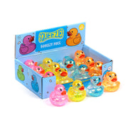 Stretchy Squeezy Fidget Toy - Glitter Duck