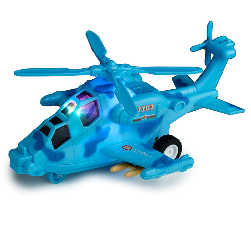 Kids Friction Light & Sound Action Toy - Helicopter