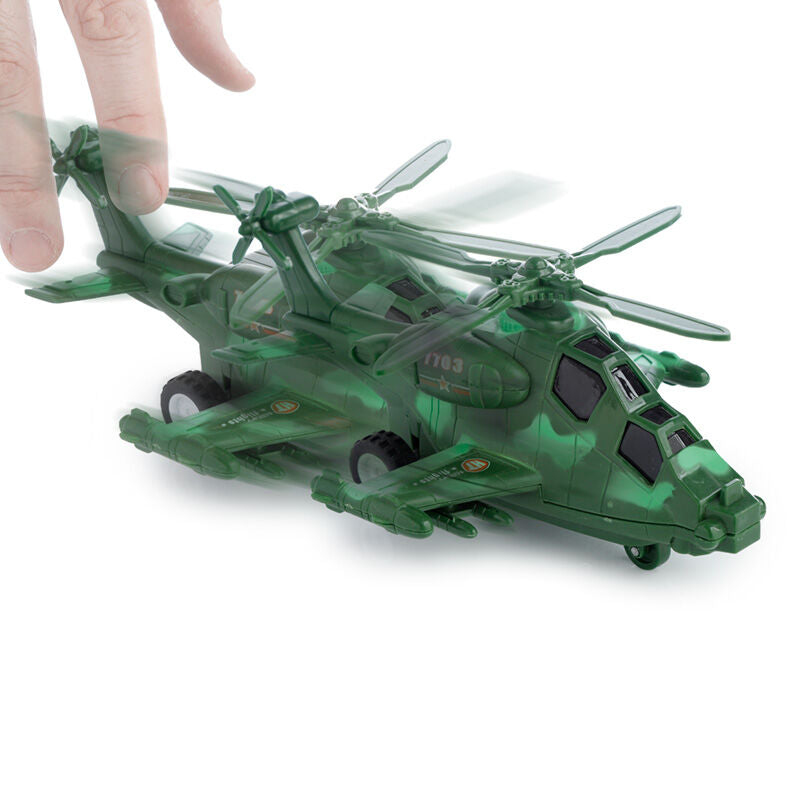 Kids Friction Light & Sound Action Toy - Helicopter