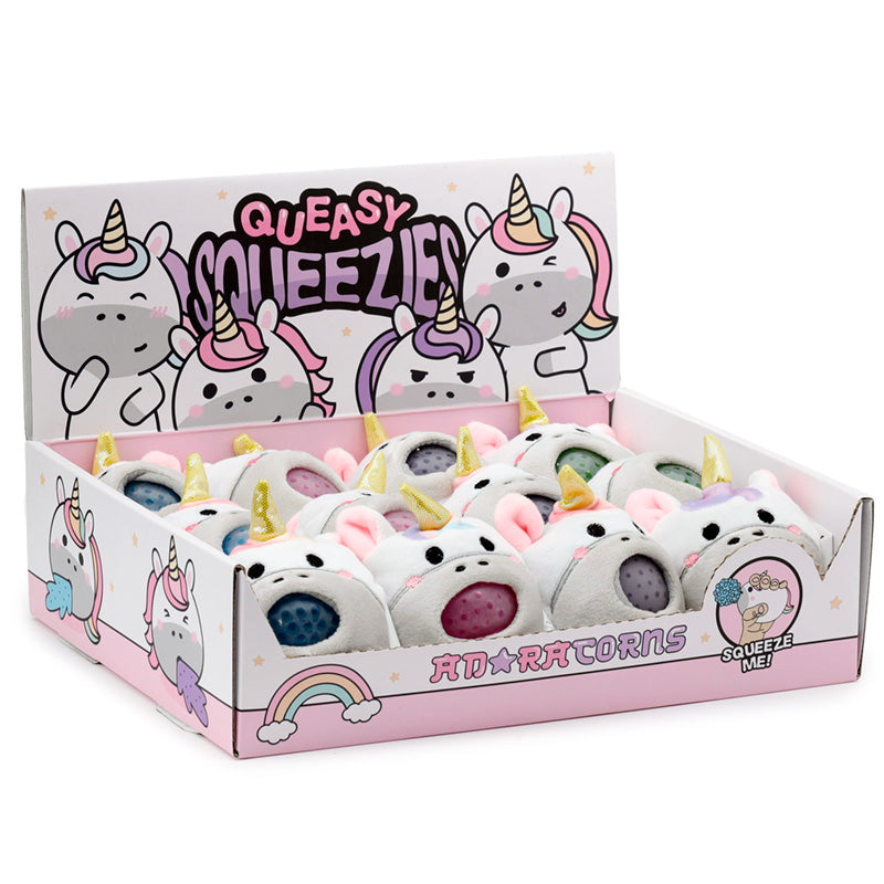 Fun Kids Squeezy Polyester Toy - Adoracorns Unicorn