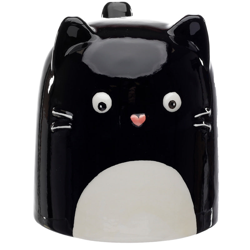Novelty Upside Down Ceramic Mug - Feline Farm Cat