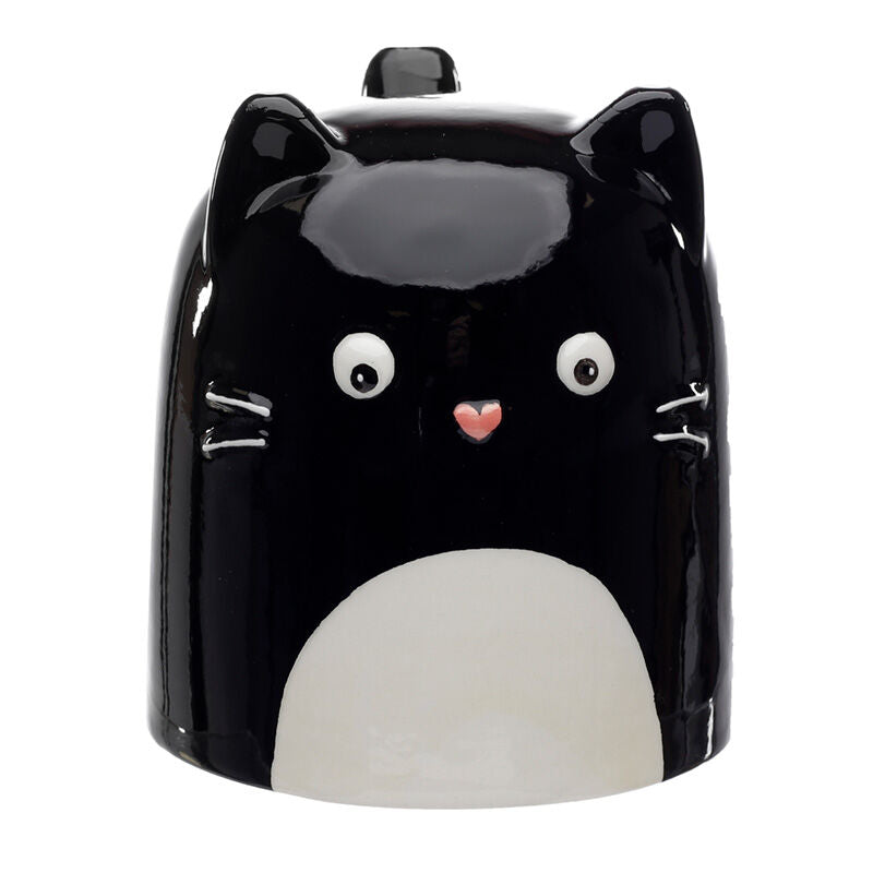 Novelty Upside Down Ceramic Mug - Feline Farm Cat