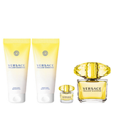 Versace Yellow Diamond Gift Set 90ml EDT + 100ml Body Lotion + 100ml Shower Gel + 5ml EDT