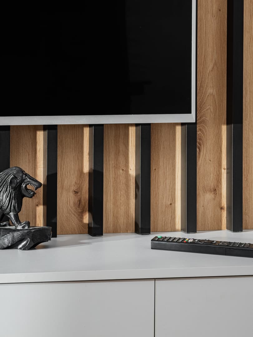 Verti II Entertainment Unit For TVs Up To 75’’ - Wall