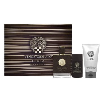 Vince Camuto Terra Extreme Gift Set 100ml EDP + 150ml Shower Gel + 75ml Deodorant Stick