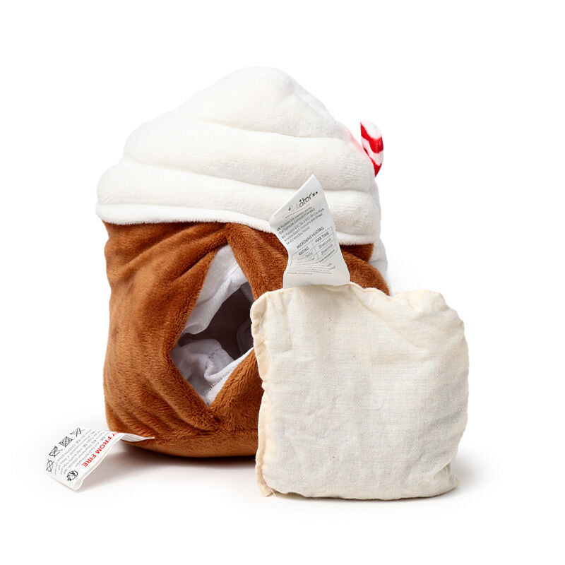 Microwavable Plush Lavender Heat Pack - Spiced Latte