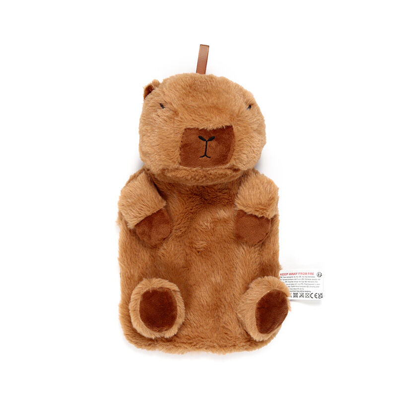 Hot Water Bottle with Plush Cover 650ml - Capybara