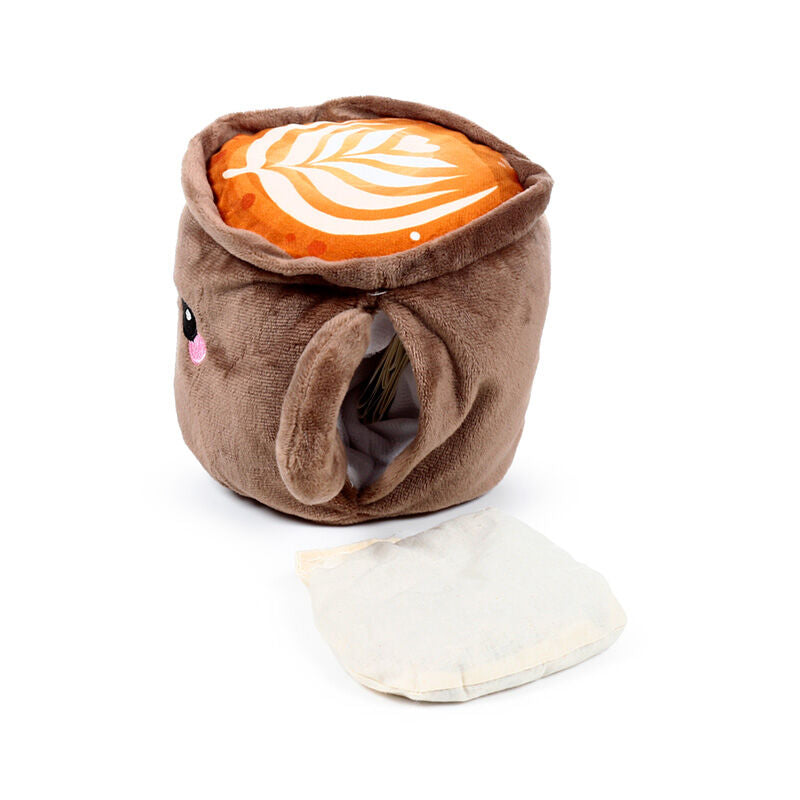 Microwavable Plush Lavender Heat Pack - Cappuccino Foodiemals