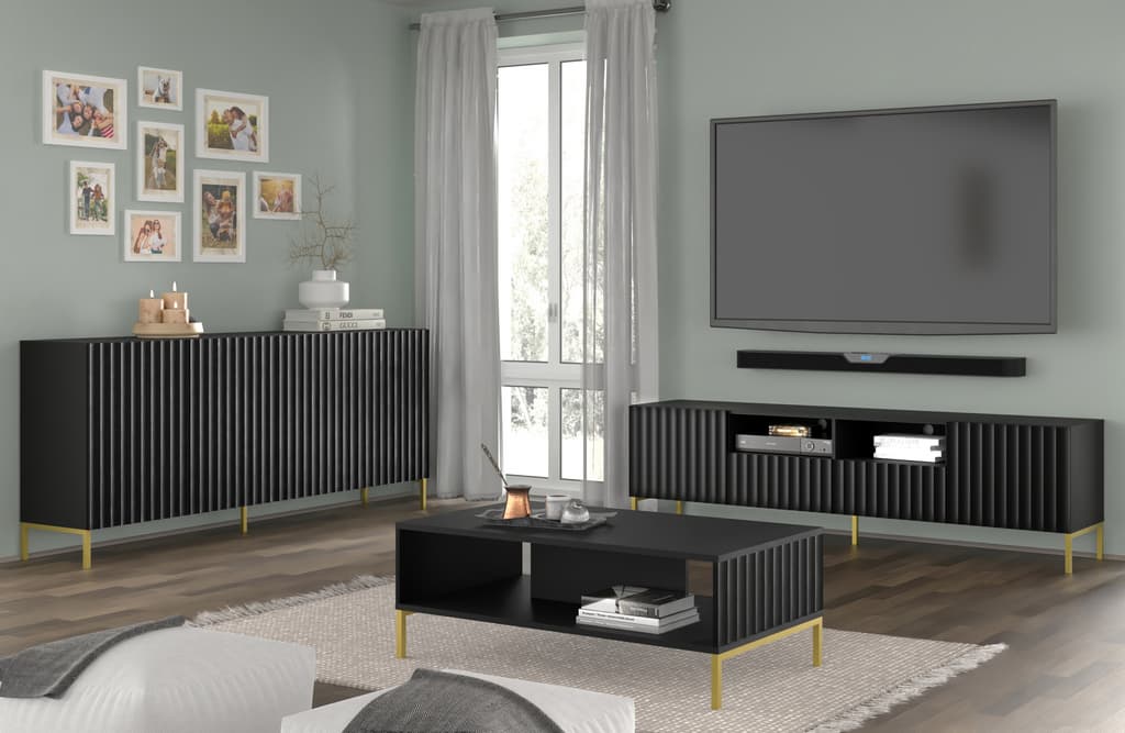 Wave TV Cabinet 200cm - Living Room