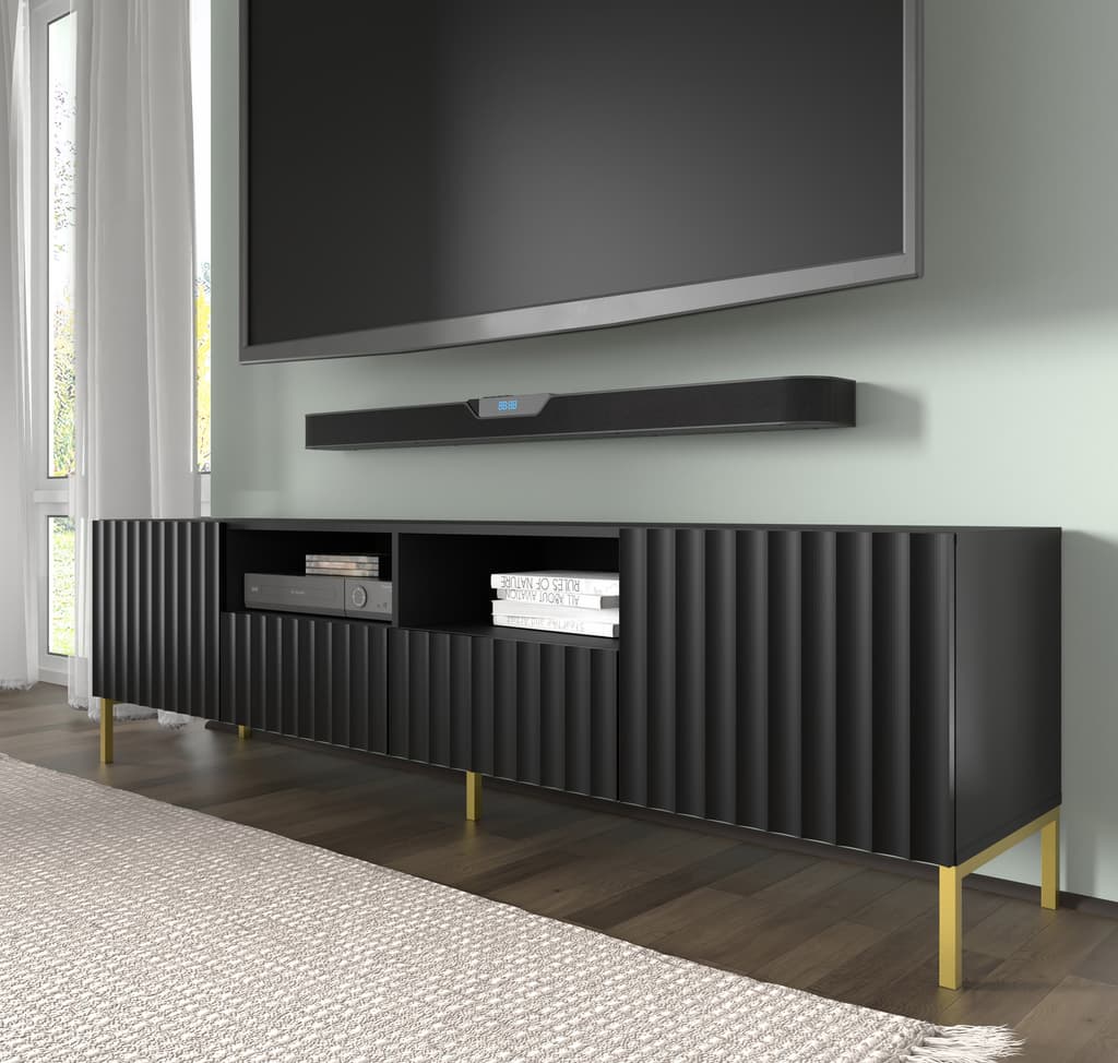 Wave TV Cabinet 200cm - Living Room