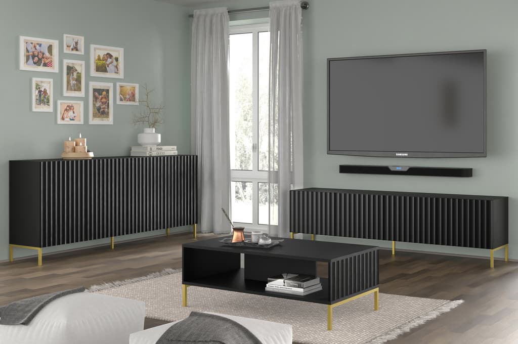 Wave TV Cabinet 200cm - Living Room