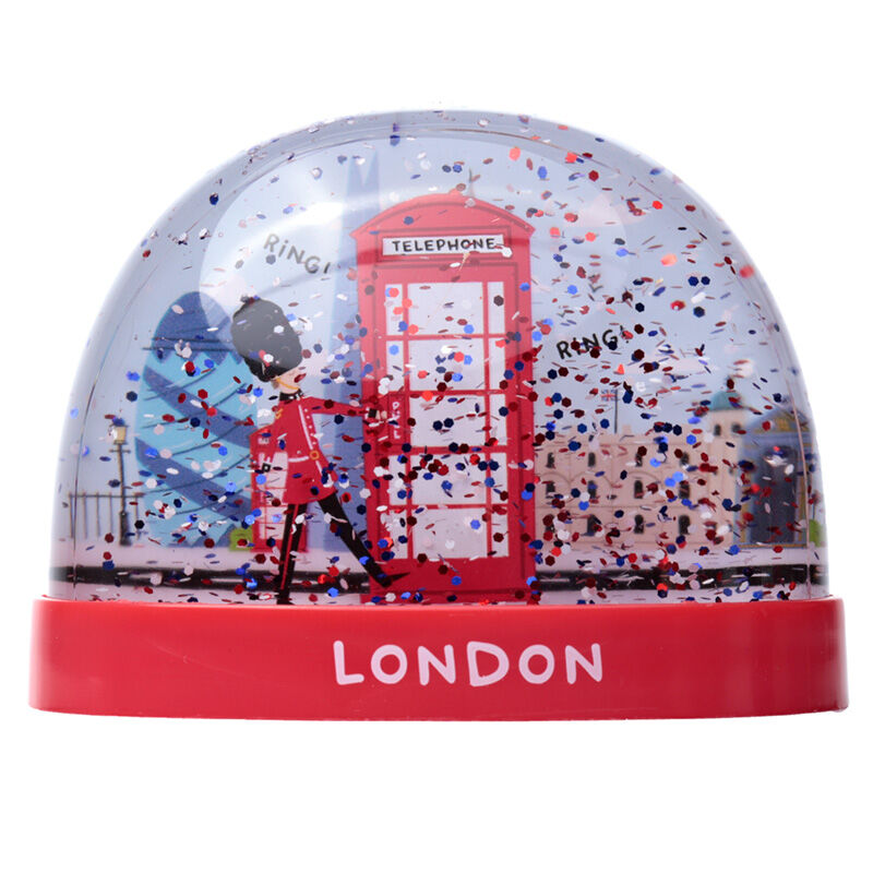 Collectable Snow Storm (Large) - London Icons Red Telephone Box