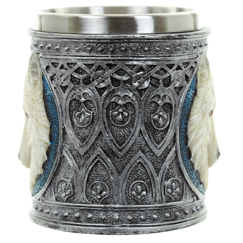 Decorative Tankard - White Wolf