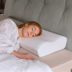 Wave Contour Pillow – Extra Thick Foam Pillow for Broad Shoulders