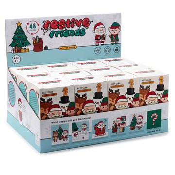 48pc Recycled Jigsaw Puzzle - Christmas Festive Friends Surprise