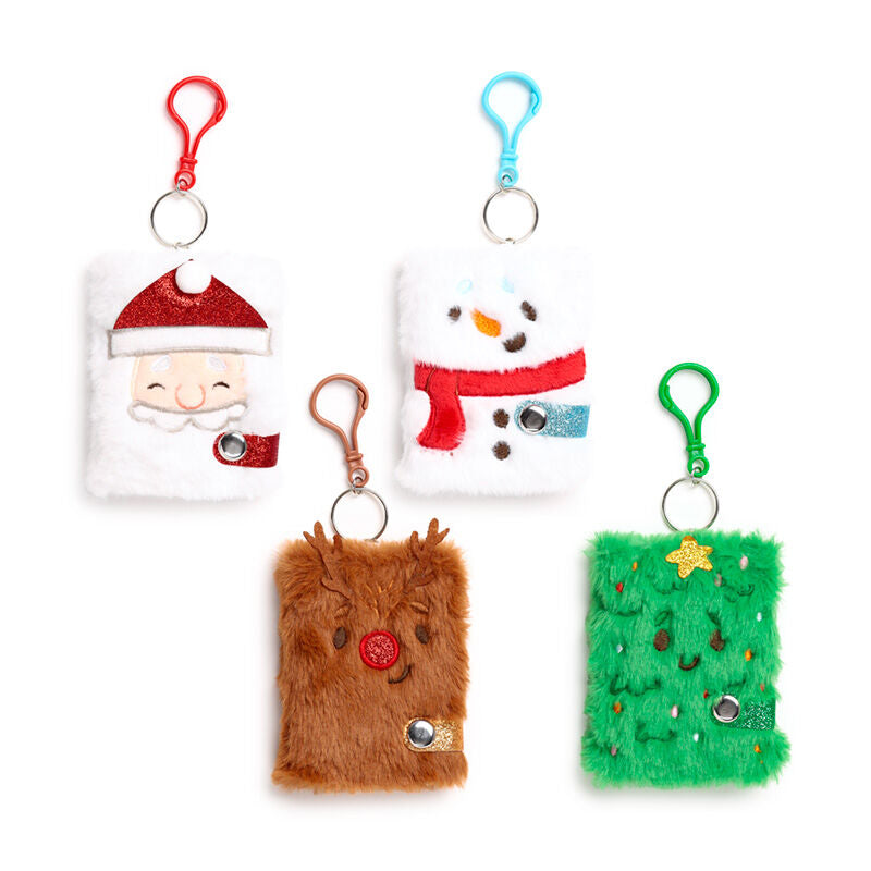 Plush A7 Notebook - Jingle Bunch Christmas