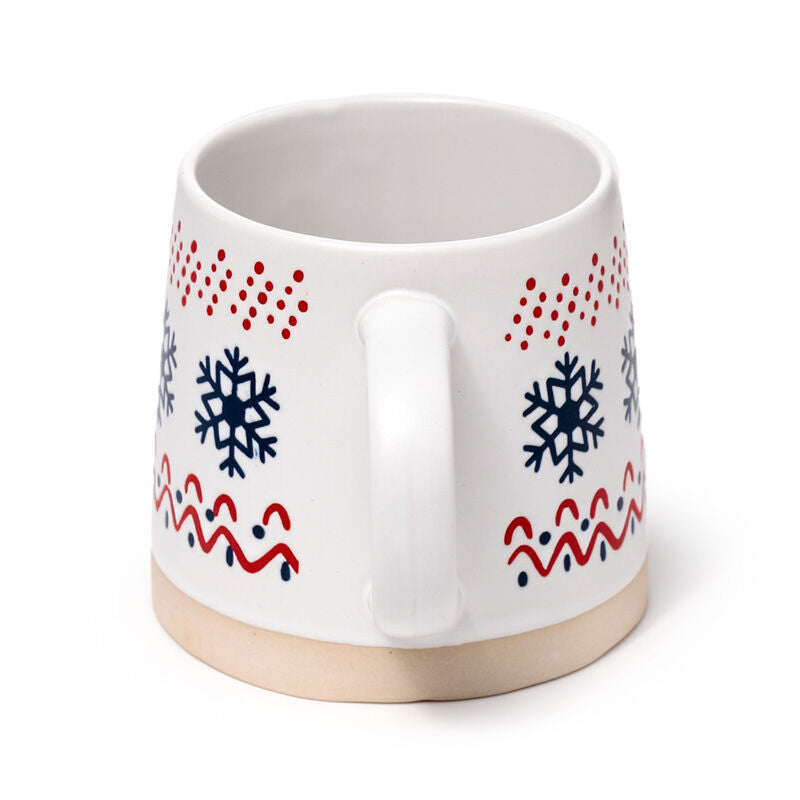 Stoneware Mug - Christmas Snowflake