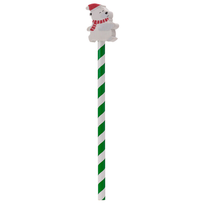 Pencil & Eraser Topper - Christmas Characters