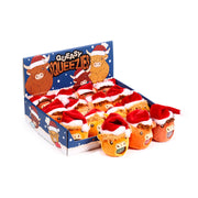Queasy Squeezies Fidget Toy - Christmas Hat Highland Coo