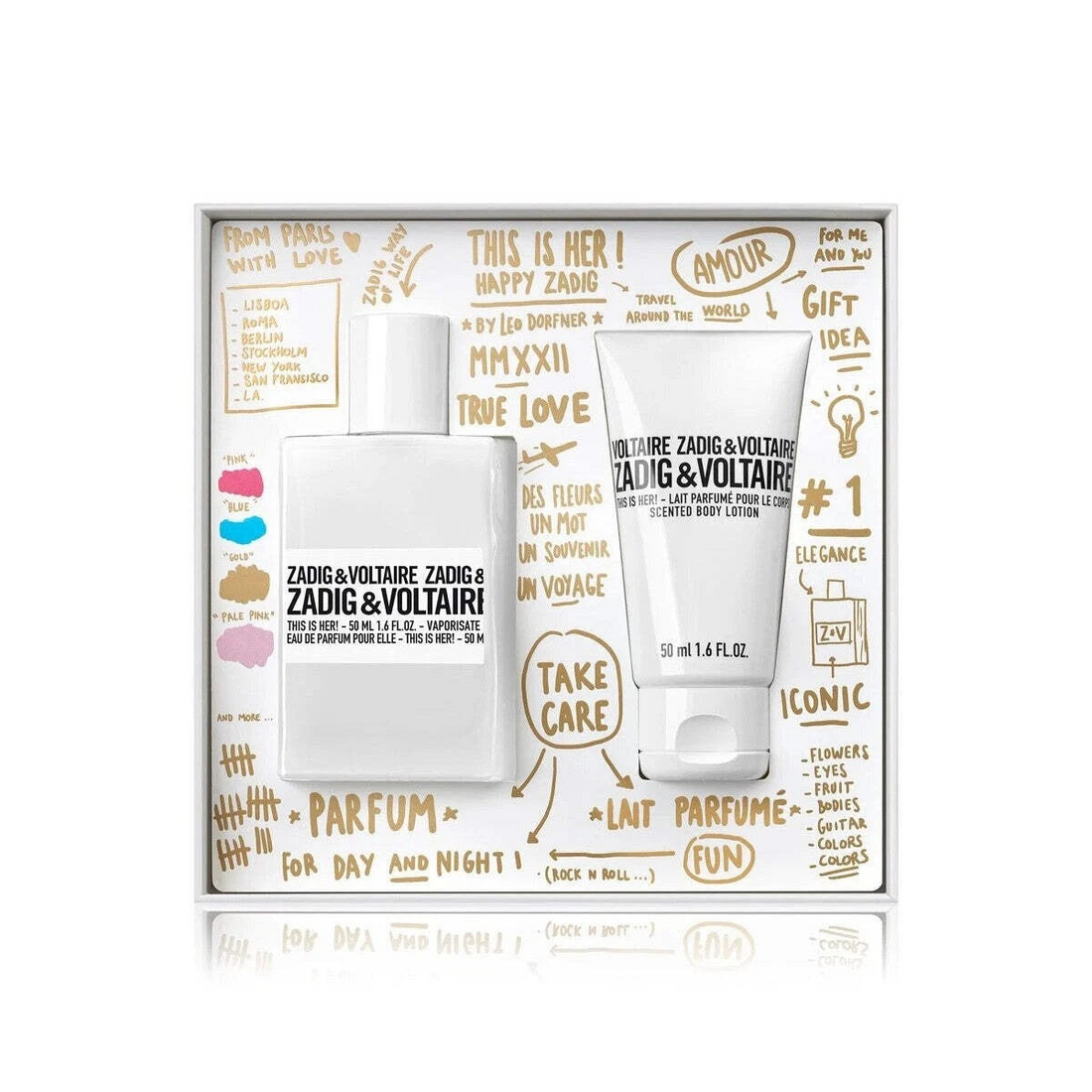 Zadig & Voltaire This is Her Gift Set 50ml EDP + 50ml Body Lotion
