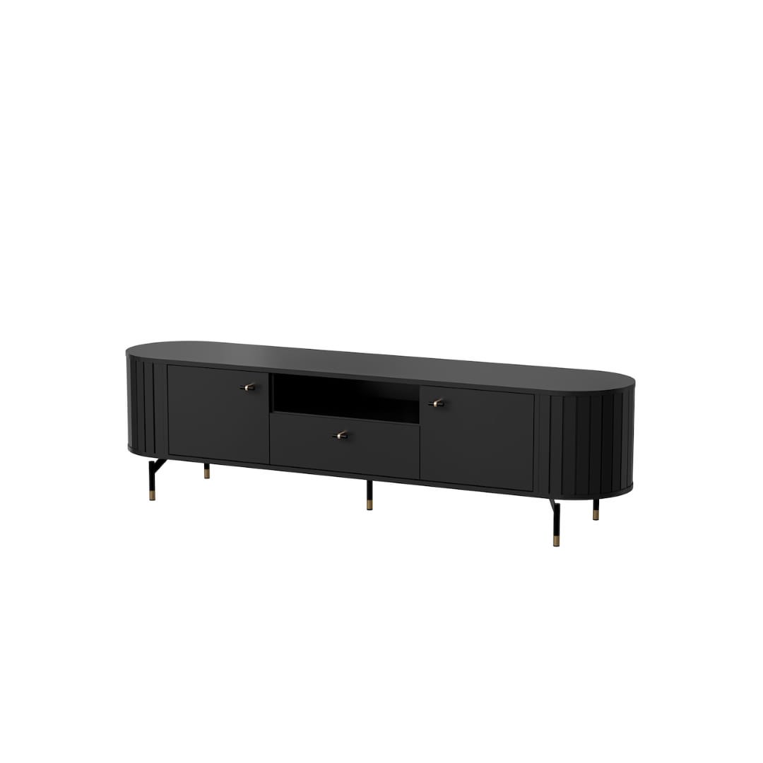 Zante ZA5 TV Cabinet 180cm - Black / Living Room
