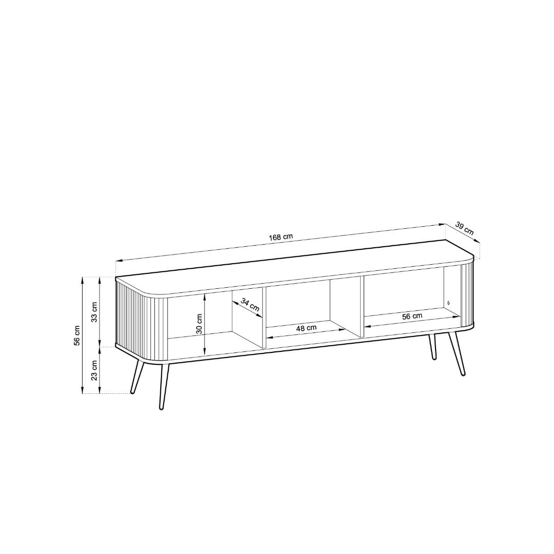 Zova TV Cabinet 168cm - Living Room