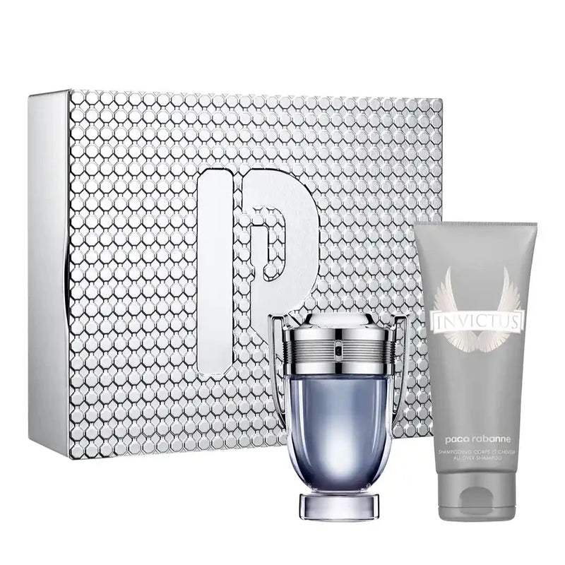 Paco Rabanne Invictus Gift Set 100ml EDT + 100ml Shower Gel