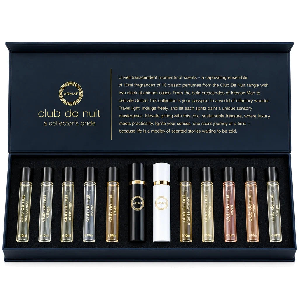 Armaf Club De Nuit Discovery Gift Set 10 x 10ml + 2 Atomizers