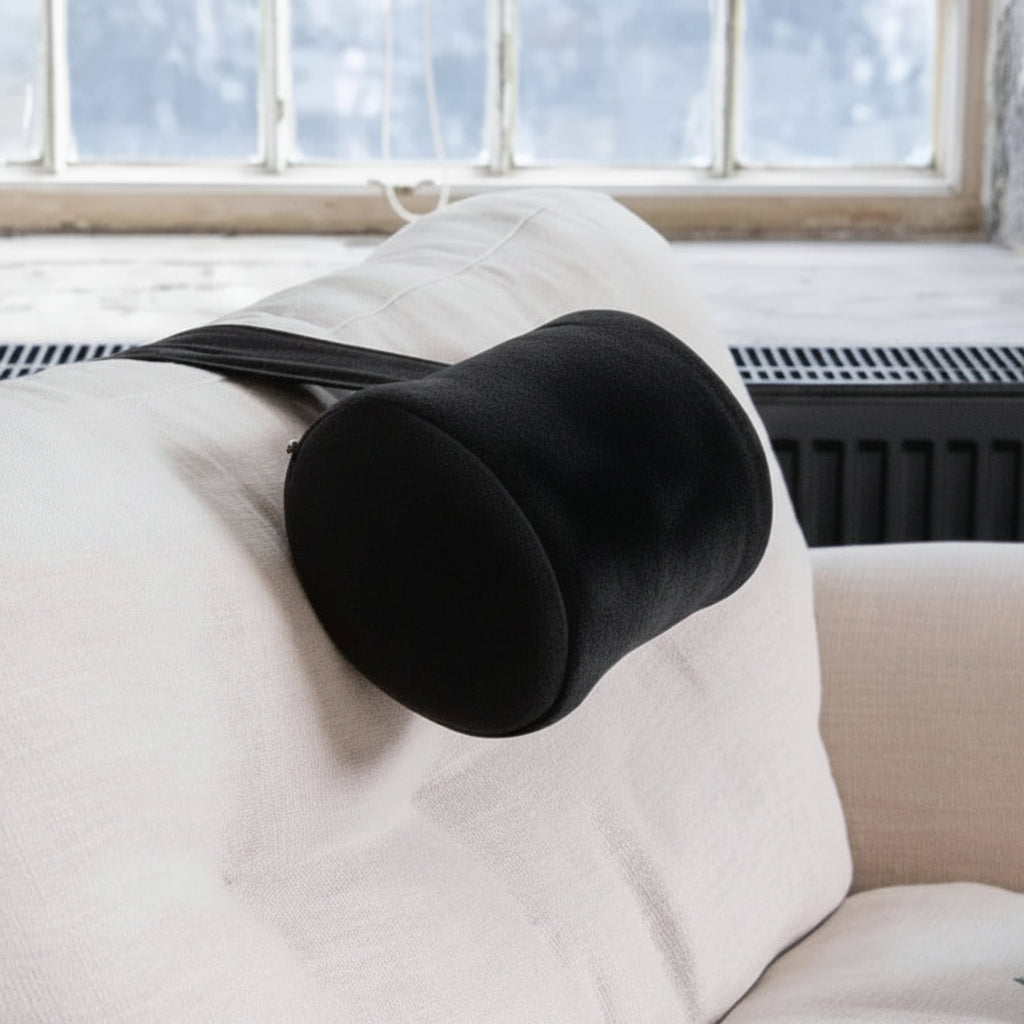 Adjustable Armchair Headrest Pillow Black