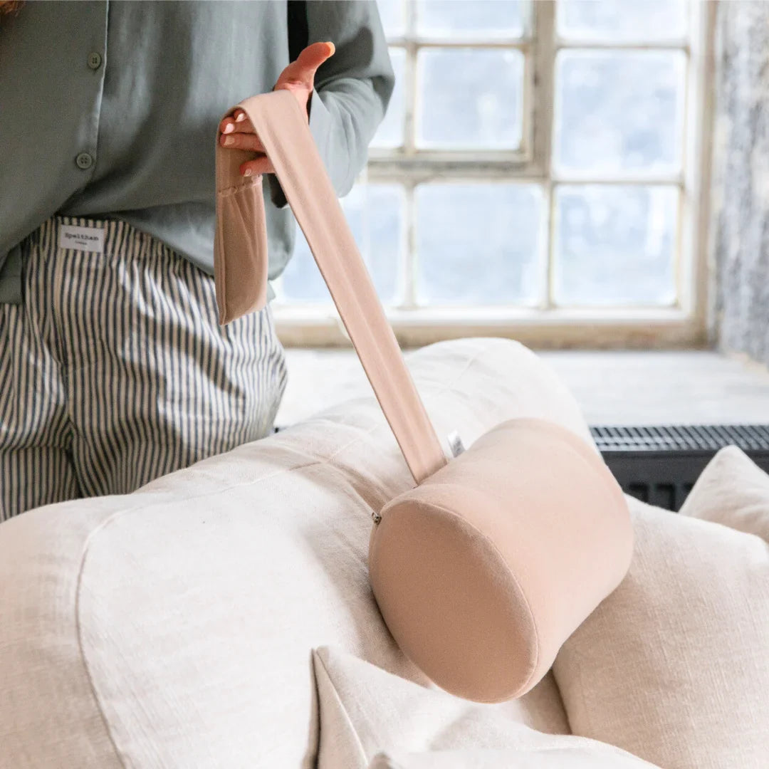 Cloud Nine Comfort: The Rest-a-Head Armchair Neck Pillow - Sitting